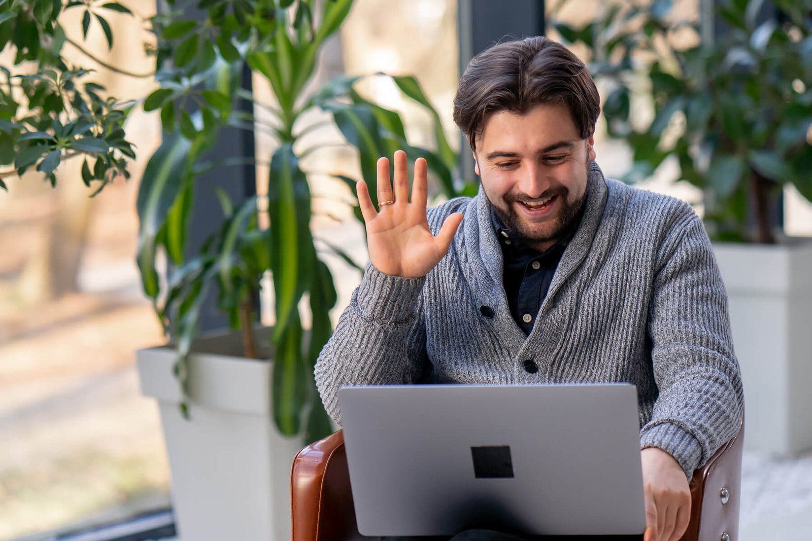 office worker against the background of a window s 2024 04 18 22 36 42 utc